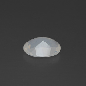 1,21 ctw natürlicher weißer Feueropal, Oval Schliff, Transparent