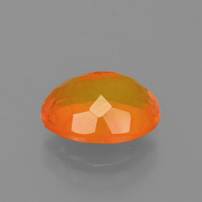 9,17 ctw natürlicher Orange Feueropal, Oval Schliff, Transparent