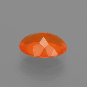 9,17 ctw natürlicher Orange Feueropal, Oval Schliff, Transparent