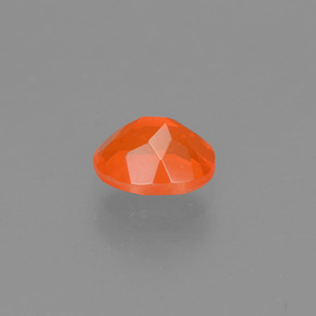 9,17 ctw natürlicher Orange Feueropal, Oval Schliff, Transparent