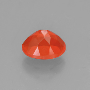 9,17 ctw natürlicher Orange Feueropal, Oval Schliff, Transparent