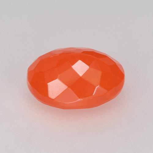 9,17 ctw natürlicher Intensives Orange Feueropal, Oval Schliff, Transparent