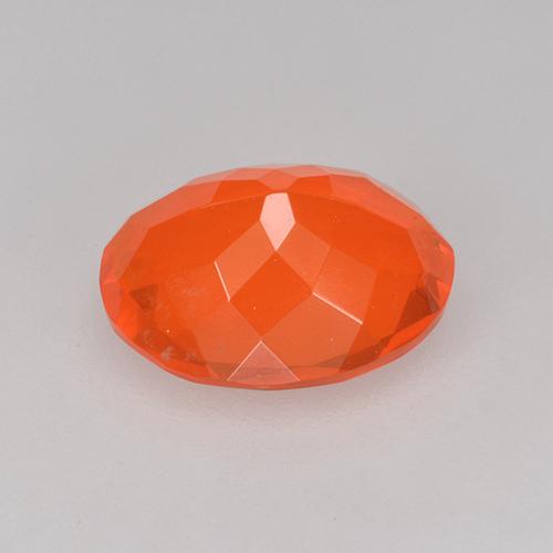 9,17 ctw natürlicher Intensives Orange Feueropal, Oval Schliff, Transparent