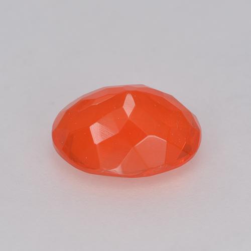 9,17 ctw natürlicher Intensives Orange Feueropal, Oval Schliff, Transparent