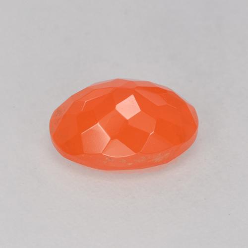 9,17 ctw natürlicher Feuerorange Feueropal, Oval Schliff, Transparent