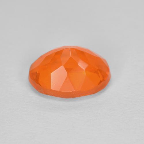9,17 ctw natürlicher Intensives Orange Feueropal, Oval Schliff, Transparent