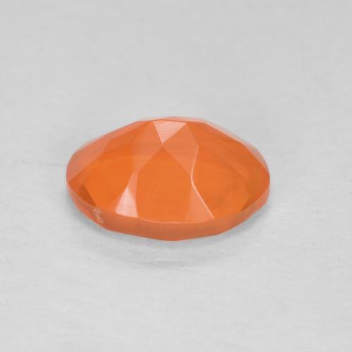 9,17 ctw natürlicher Mittelorange Feueropal, Oval Schliff, Lichtdurchlässig
