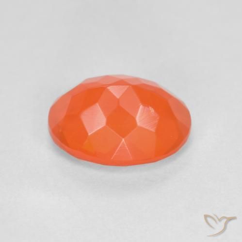 9,17 ctw natürlicher hellorange Feueropal, Oval, Lichtdurchlässig