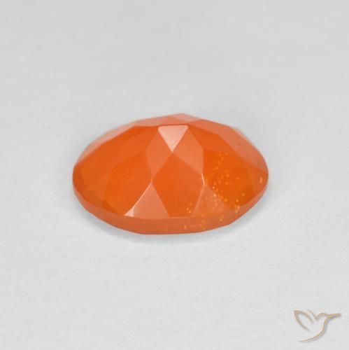 9,17 ctw natürlicher Intensives Orange Feueropal, Oval, Transparent
