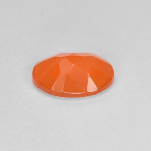 9,17 ctw natürlicher Feuerorange Feueropal, Oval Schliff, Transparent