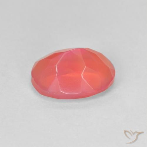 9,17 ctw natürlicher hellorange Feueropal, Oval, Transparent