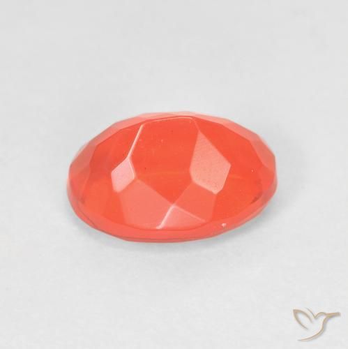 9,17 ctw natürlicher Intensives Orange Feueropal, Oval, Transparent