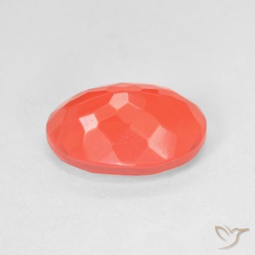 9,17 ctw natürlicher hellorange Feueropal, Oval, Transparent