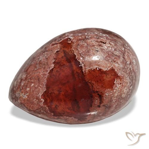 9.96ct Mehrfarbiger Feueropal, Birnenform, Lichtundurchlässig