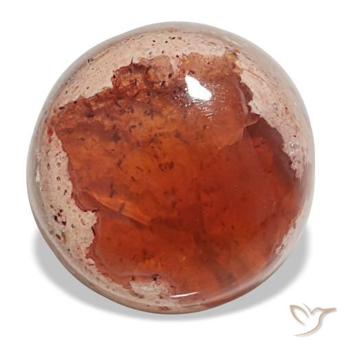 12.24ct Mehrfarbiger Feueropal, Rund, Lichtundurchlässig