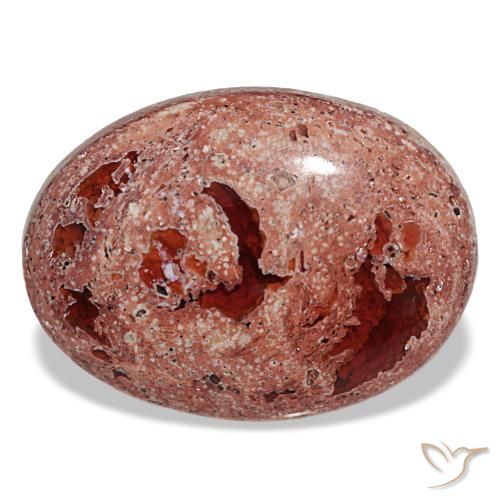 21.90ct Mehrfarbiger Feueropal, Oval, Lichtundurchlässig