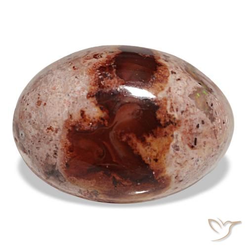 12.94ct Mehrfarbiger Feueropal, Oval, Lichtundurchlässig