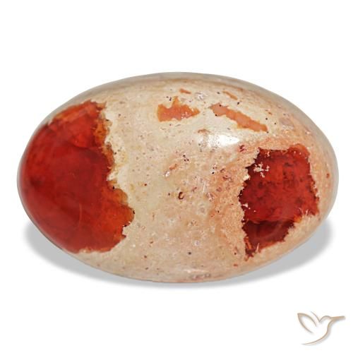 23.11ct Mehrfarbiger Feueropal, Oval, Lichtundurchlässig