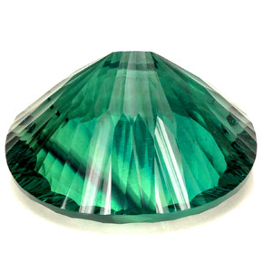 102,90 ctw natürlicher grüner Fluorit, Oval Schliff, IF