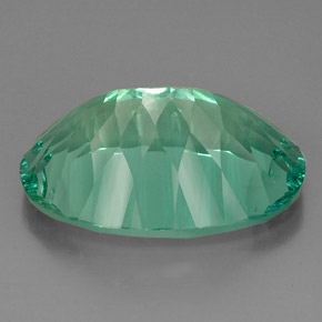 49,15 ctw natürlicher grüner Fluorit, Oval Schliff, VVS