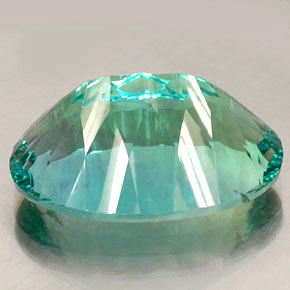 25,96 ctw natürlicher mehrfarbiger Fluorit, Oval Schliff, VVS-VS