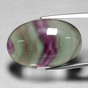 36,30 ctw natürlicher mehrfarbiger Fluorit, Transparent, Transparent / Lichtdurchlässig