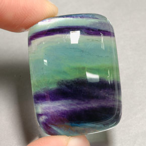 55,61 ctw natürlicher mehrfarbiger Fluorit, Transparent, Transparent / Lichtdurchlässig