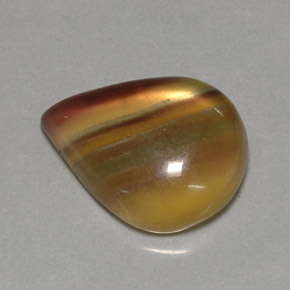 23,37 ctw natürlicher mehrfarbiger Fluorit, Transparent, Transparent / Lichtdurchlässig