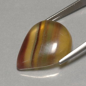 23,37 ctw natürlicher mehrfarbiger Fluorit, Transparent, Transparent / Lichtdurchlässig
