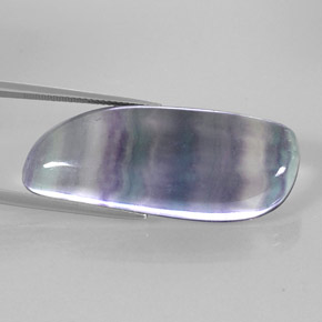 42,51 ctw natürlicher mehrfarbiger Fluorit, Fantasieschliff, Transparent