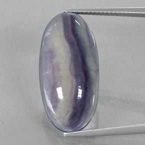 19,82 ctw natürlicher mehrfarbiger Fluorit, Transparent, Transparent / Lichtdurchlässig
