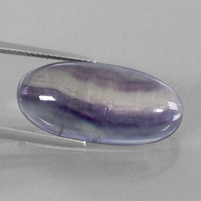 19,82 ctw natürlicher mehrfarbiger Fluorit, Transparent, Transparent / Lichtdurchlässig