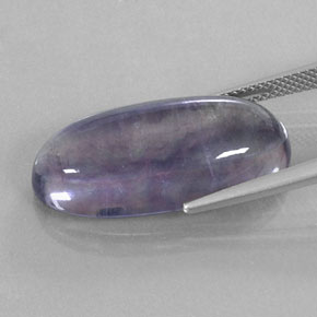 19,82 ctw natürlicher mehrfarbiger Fluorit, Transparent, Transparent / Lichtdurchlässig