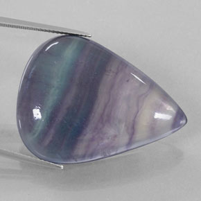 58,44 ctw natürlicher mehrfarbiger Fluorit, Transparent, Transparent / Lichtdurchlässig