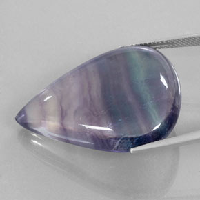 58,44 ctw natürlicher mehrfarbiger Fluorit, Transparent, Transparent / Lichtdurchlässig