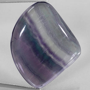 31,33 ctw natürlicher mehrfarbiger Fluorit, Fantasieschliff, Transparent