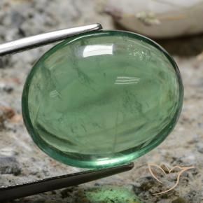 9,17 ctw natürlicher hellgrün Fluorit, Oval, Transparent
