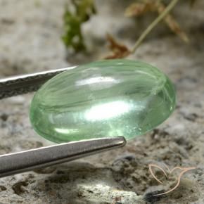 9,17 ctw natürlicher hellgrün Fluorit, Oval, Transparent
