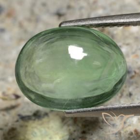 9,17 ctw natürlicher Mittelgrün Fluorit, Oval, Transparent