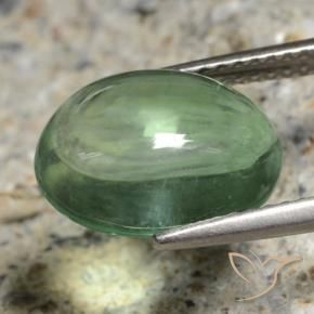 9,17 ctw natürlicher Mittelgrün Fluorit, Oval, Transparent