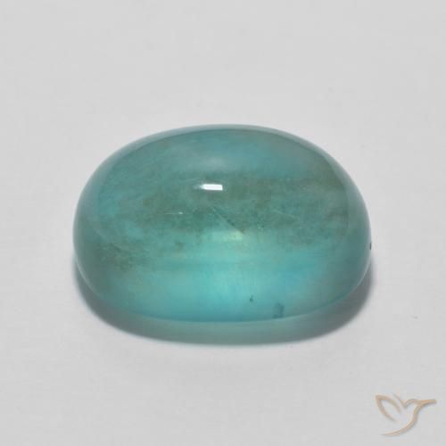 9,17 ctw natürlicher Bläulich-grün Fluorit, Oval, Transparent