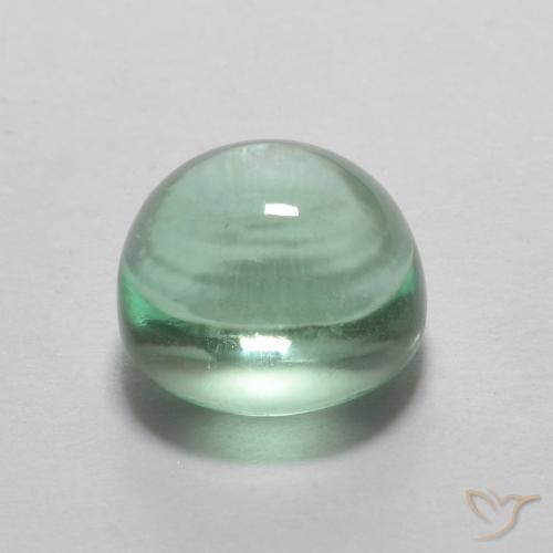 9,17 ctw natürlicher hellblau-grün Fluorit, Oval, Transparent