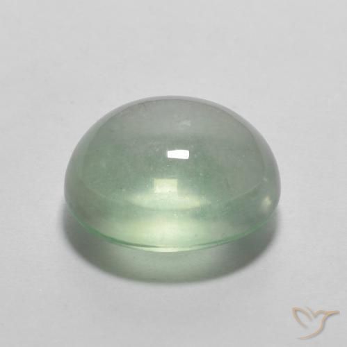 9,17 ctw natürlicher Helle Minze Fluorit, Oval, Transparent