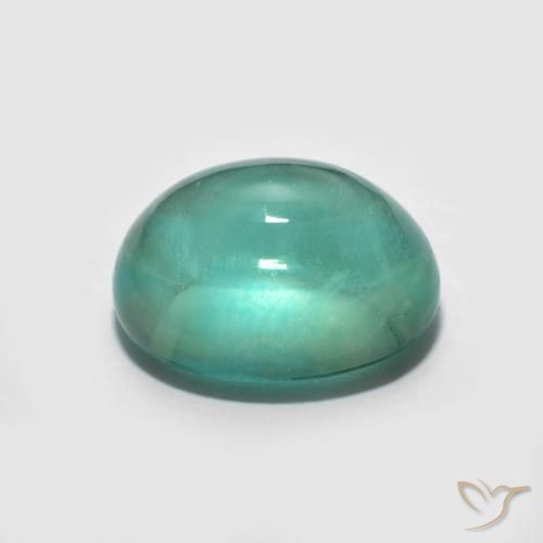 9,17 ctw natürlicher Kühles Grün Fluorit, Oval, Transparent