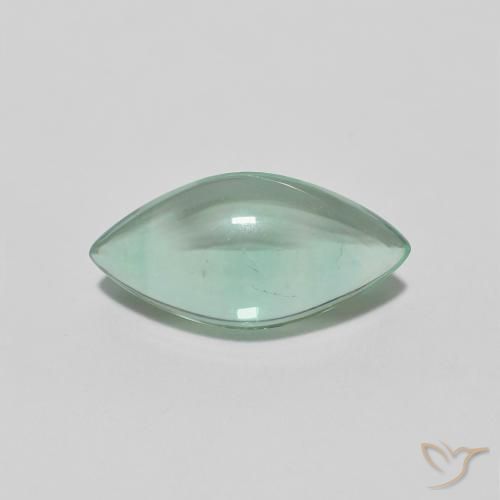 2.74ct Natürlicher Sehr helles Gelbgrün Fluorit, Marquise, Transparent