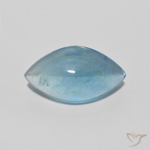 3.88ct Natürlicher hellblau-grün Fluorit, Marquise, Transparent