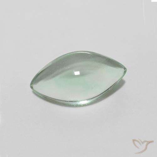 9,17 ctw natürlicher Helle Minze Fluorit, Marquise, Transparent
