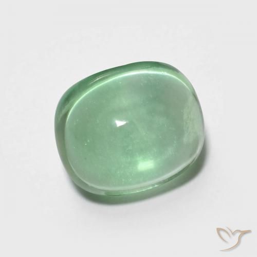 9,17 ctw natürlicher hellgrün Fluorit, Oval, Transparent