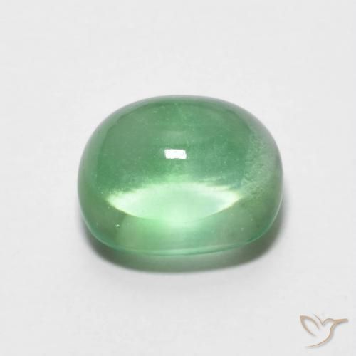 9,17 ctw natürlicher hellgrün Fluorit, Oval, Transparent