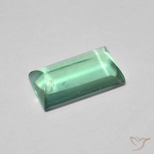 5.89ct Natürlicher hellgrün Fluorit, Baguette, Transparent